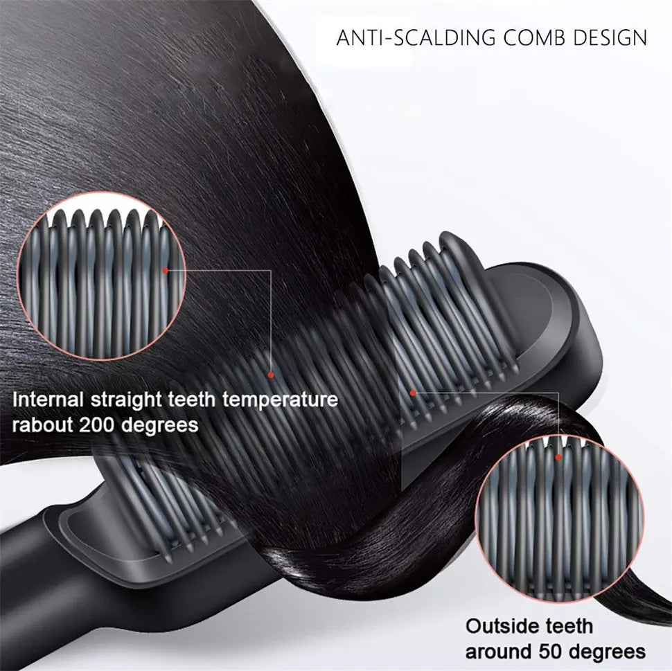 Electric Hair Straightener 2 in 1