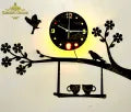 wooden wall clock